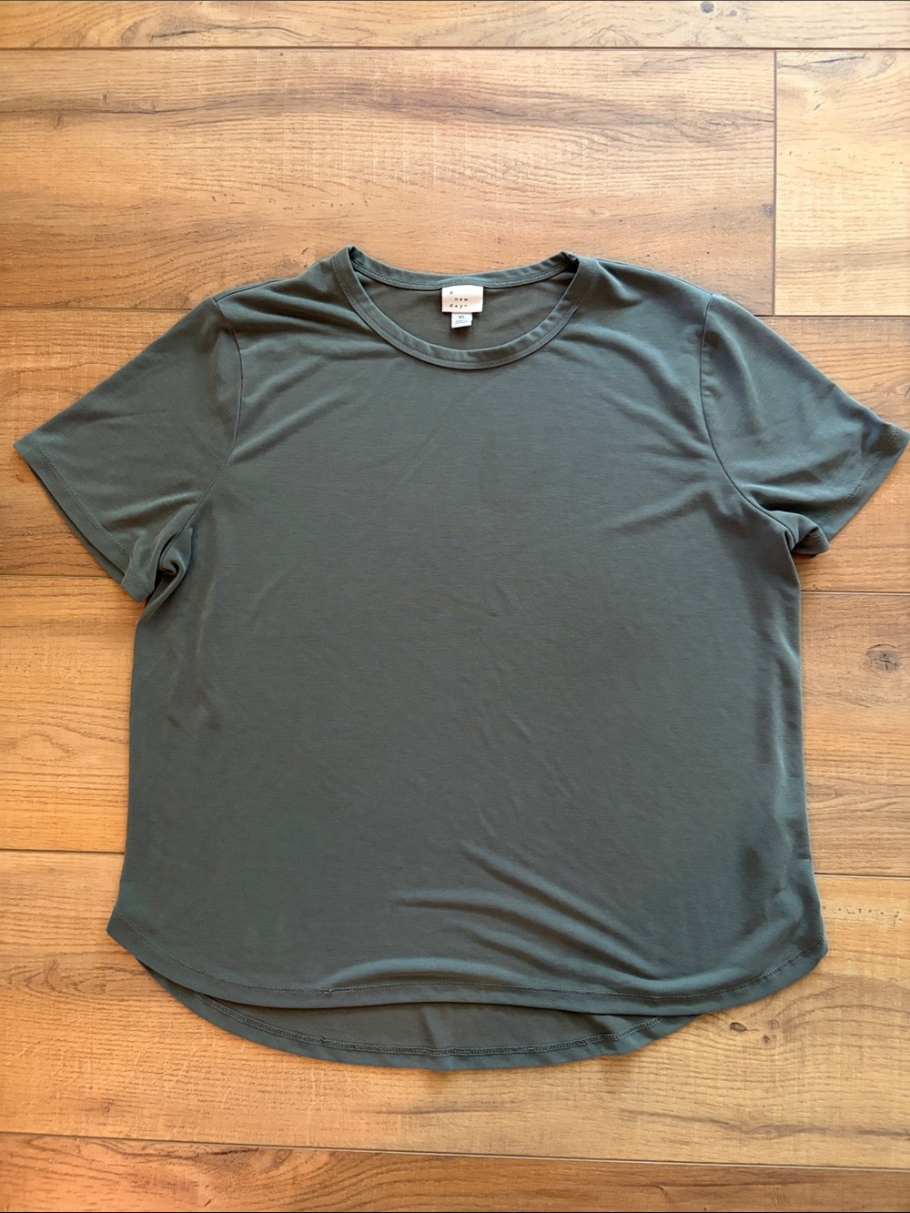 a new day Olive Green Short Sleeve Crew Tee